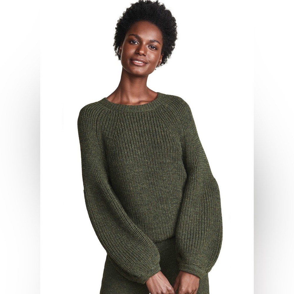 Mara Hoffman Green Knit Sweater